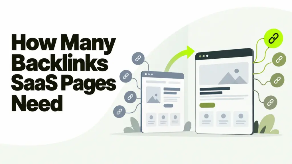 How many backlinks SaaS pages need: measured against the page you have to outrank