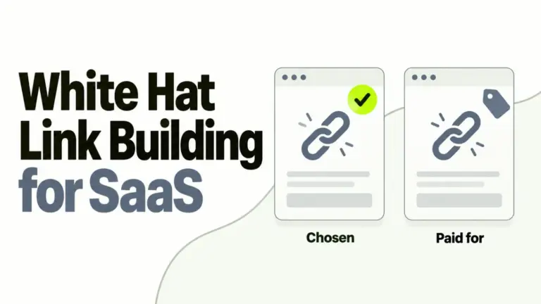 White hat link building shown as two identical links, one editorially chosen and one paid for