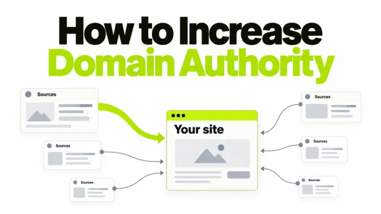 How to increase domain authority shown as a site card receiving links from sources of different weight