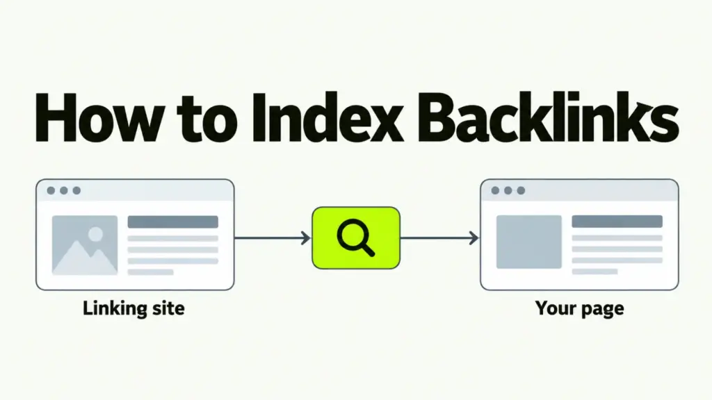 A site card joined by a line through a checkpoint panel to a page card